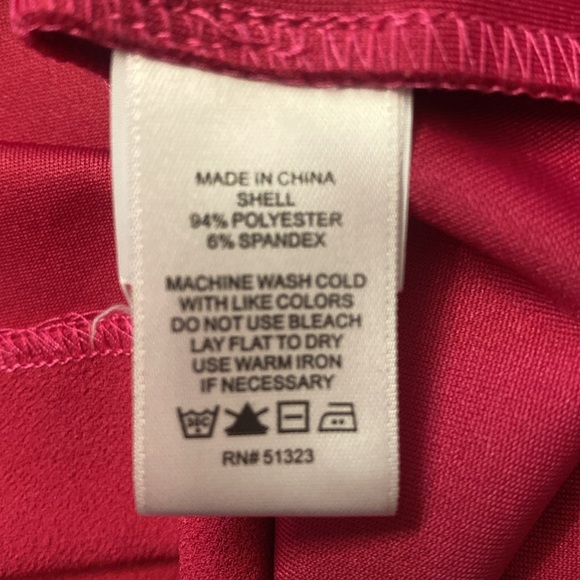 CeCe Off Shoulders Mini Dress, Size 10 Color Hot Pink - Picture 8 of 9